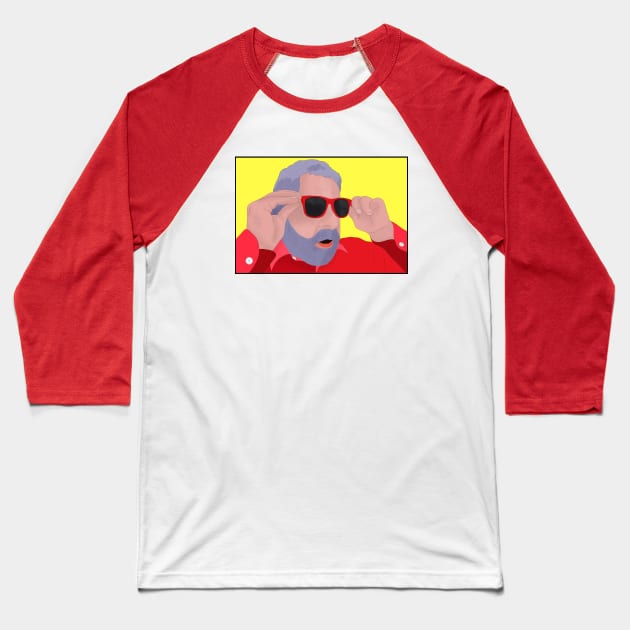 Funny Lula Meme with Sunglasses Baseball T-Shirt by DiegoCarvalho